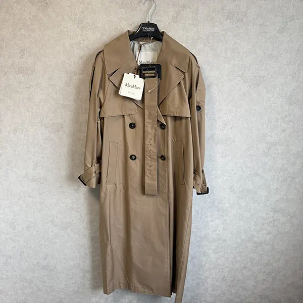 セール新作マックスマーラ コットン オーバーサイズ トレンチコート 激安 2519021054600