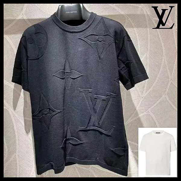 大人気 ルイヴィトン ロゴ Tシャツ 偽物 1AFYEY