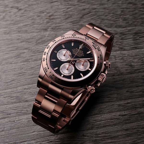 【やっぱり人気！】2023年新作 ロレックス コピー コスモグラフ デイトナ エバーローズゴールド ブライトブラック／サンダスト 126505