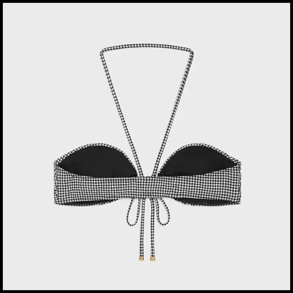 セリーヌ トリオンフ チェック バルコネットトップス RZ00C0J41