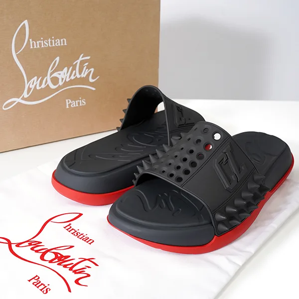 ルブタン サンダル コピー TAKE IT EASY FLAT 1240945BK01