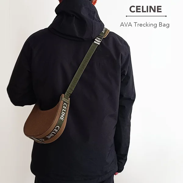セリーヌ AVA アヴァ 偽物 トレッキングショルダーバッグ ava423