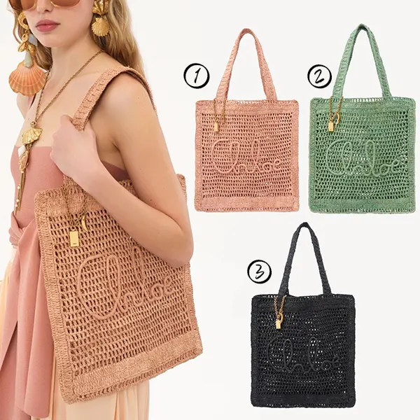 クロエ ラフィア製SUMMER BANANAトートバッグ コピー CH25US901P08001