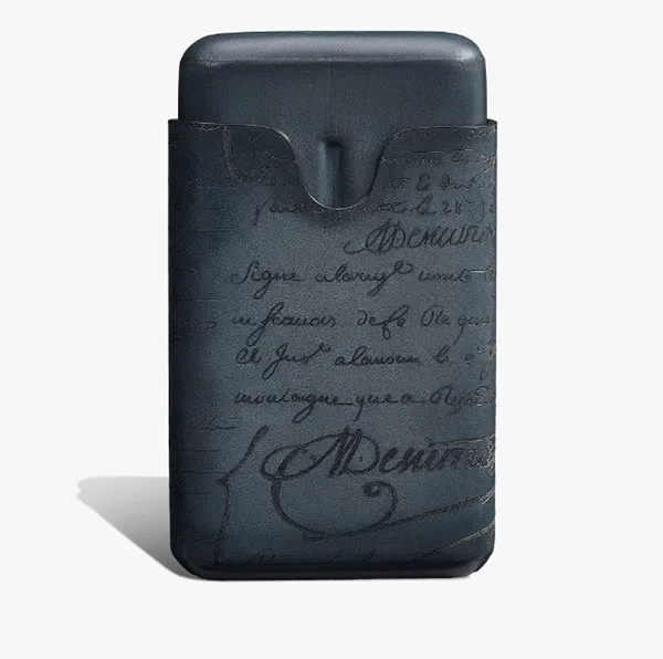 ベルルッティ シガーケース 4 コピー スクリットレザー 紺 4NEOV2