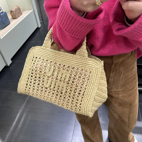 注目!ミュウミュウ 2ウェイかごトートバッグ コピー 8A219 2001F0018 001V