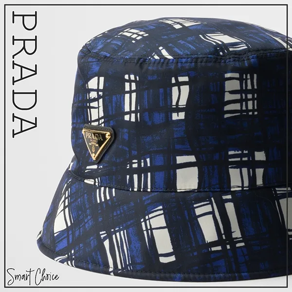 ☆超人気☆海外限定品【プラダ】リナイロン ユニセックス バケットハット 1HC137