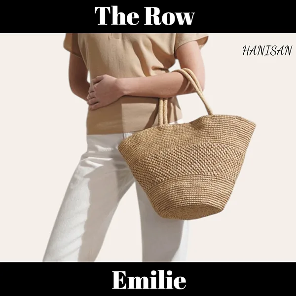 ザロウ Emilie ラフィアバッグ かごバッグ 偽物 the25481