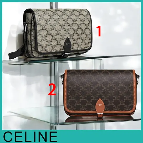 セリーヌ トリオンフ Folcoスモールメッセンジャーバッグ 118252BZJ