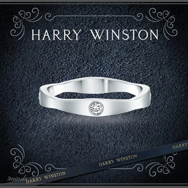 【万能でかわいい♡】ハリー・ウィンストン ウェーブ・リング 偽物 WBDPRD4SWV