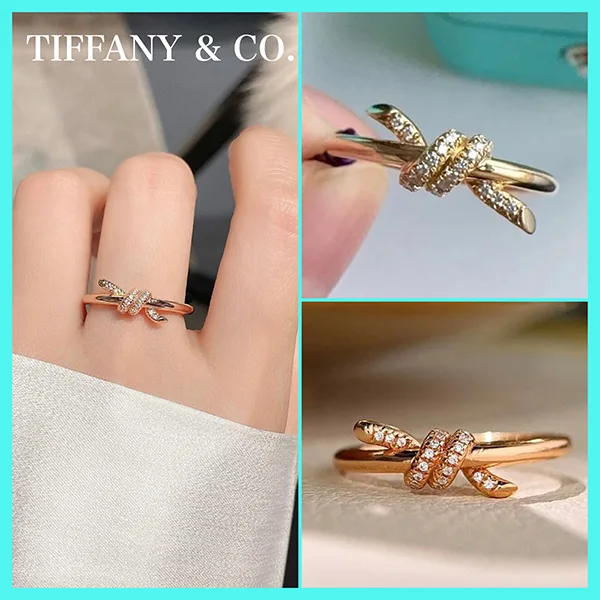 ★話題沸騰★ティファニー ノット リング 偽物 ダイヤモンド 69346855