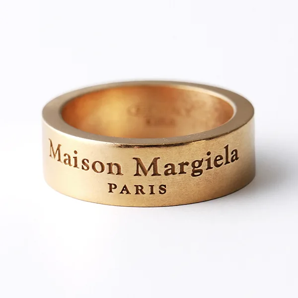 MM6 メゾンマルジェラ n級品 ロゴ リング シルバー925☆超人気☆2色 mks1313125