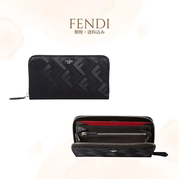 パロディフェンディ シャドー ジップアラウンド財布 偽物 7M0210AJF4F19KP