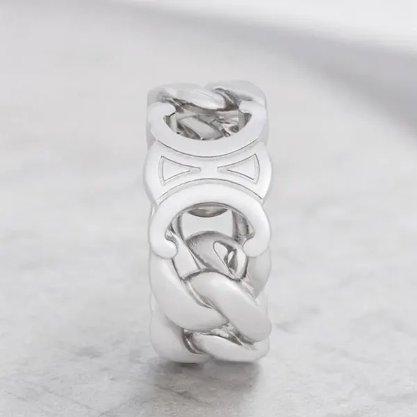 ★日本!!人気！セリーヌ メンズ トリオンフ グルメット リング コピー 460ZI6BRA.36SI