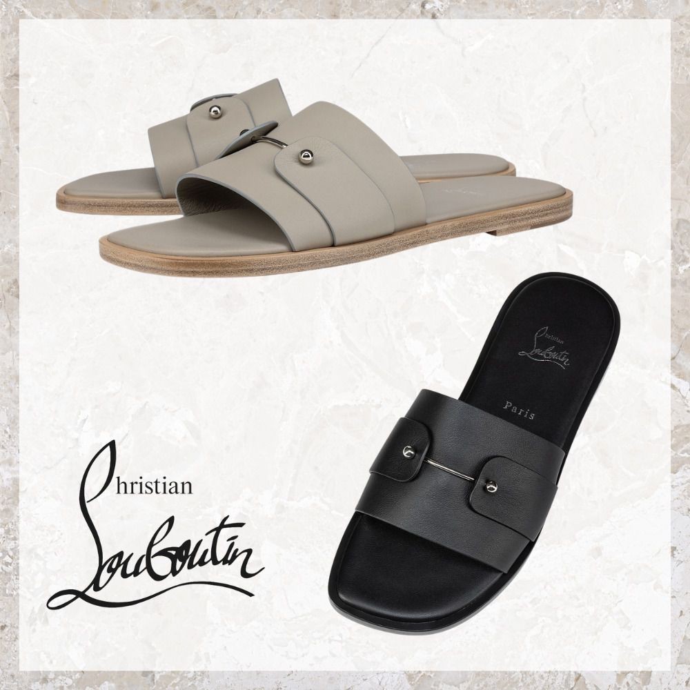 ルブタン Chambelimule シャンベリミュール サンダル 2色 黒 グレー 1240608