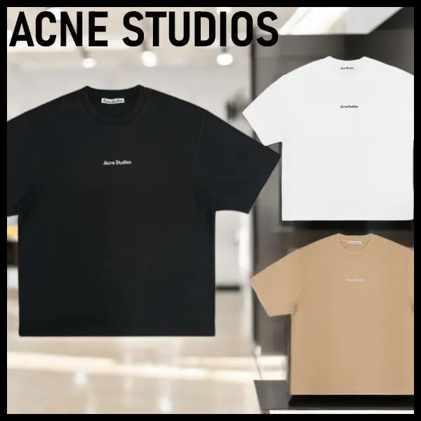 アクネストゥディオス コピー スタンプロゴTシャツ w25051602