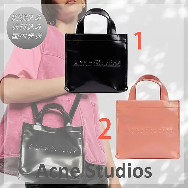 アクネ ロゴ ミニ ショルダーバッグ 2way w25051605