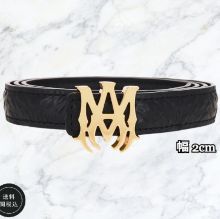 ★送関込み★ アミリ ベルト コピー  Quad 2cm Logo 25052305
