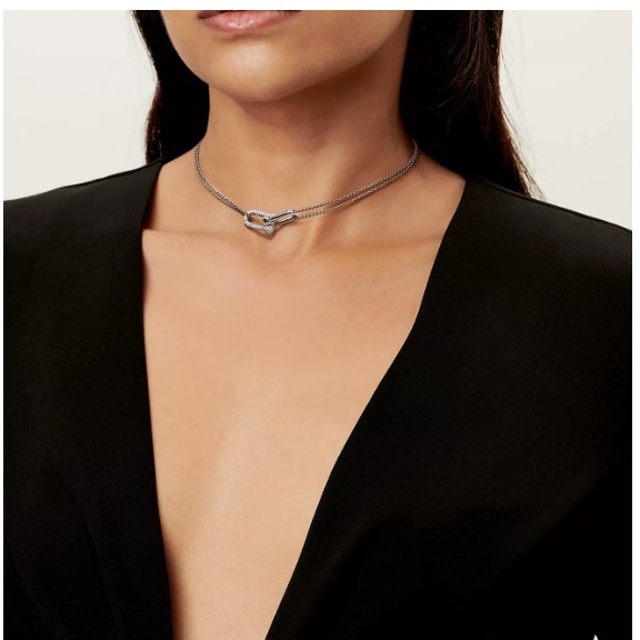 山田涼介 ティファニー ハードウェア ラージ ダブル リンク ペンダント 70353091