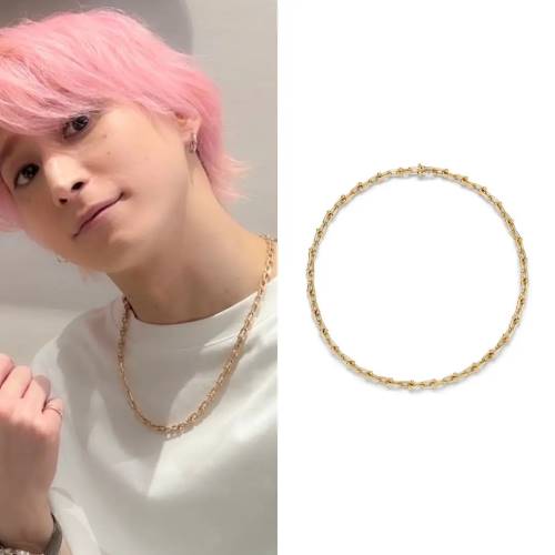 佐久間大介 ティファニー ハードウェア スモール リンク ネックレス イエローゴールド 60153062