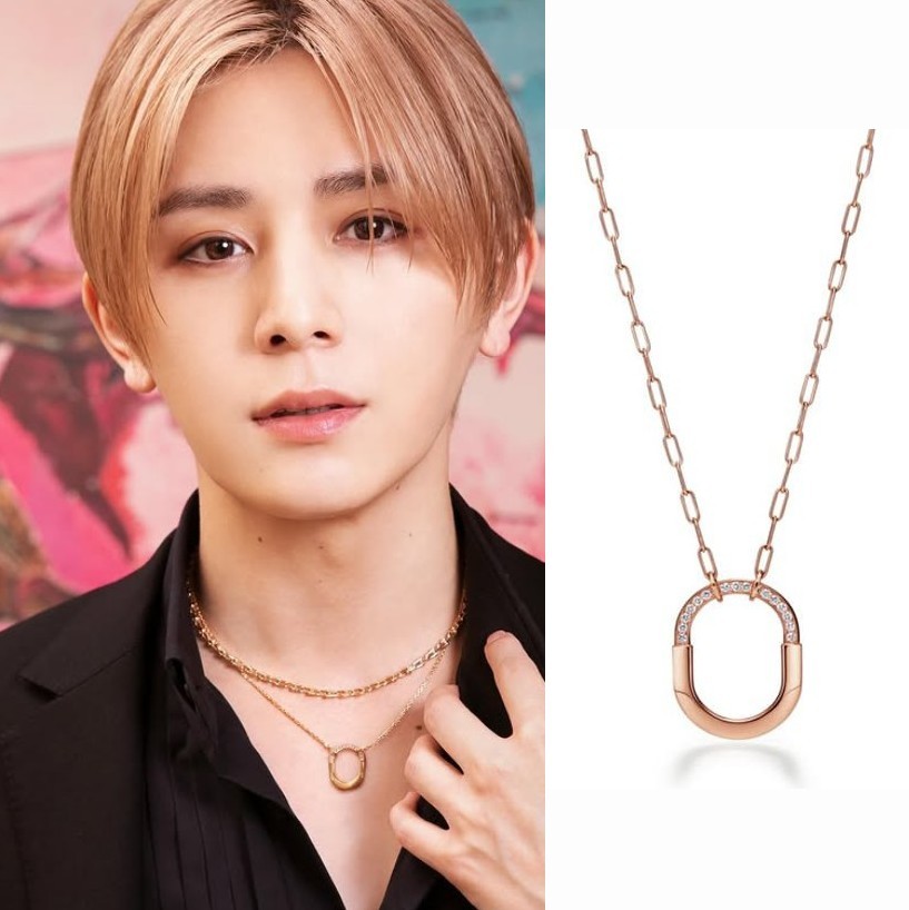 【山田涼介 愛用】 ティファニー ネックレス 偽物 ロック ペンダント（ミディアム）ダイヤモンドをセッティング 3色 72342143