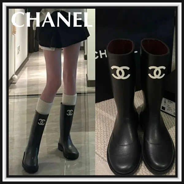 *アイコニックな美脚ブーツ*【シャネル】ロングブーツ 偽物 G39620 X56326 94305