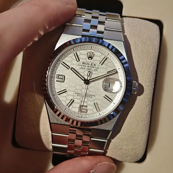 ロレックス ランドドゥエラー 40 オイスタースチール＆ホワイトゴールド 127334