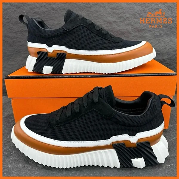 【超軽量ソール◎】エルメス スニーカー 偽物 Rebondissantes 厚底 靴 H242796ZH02