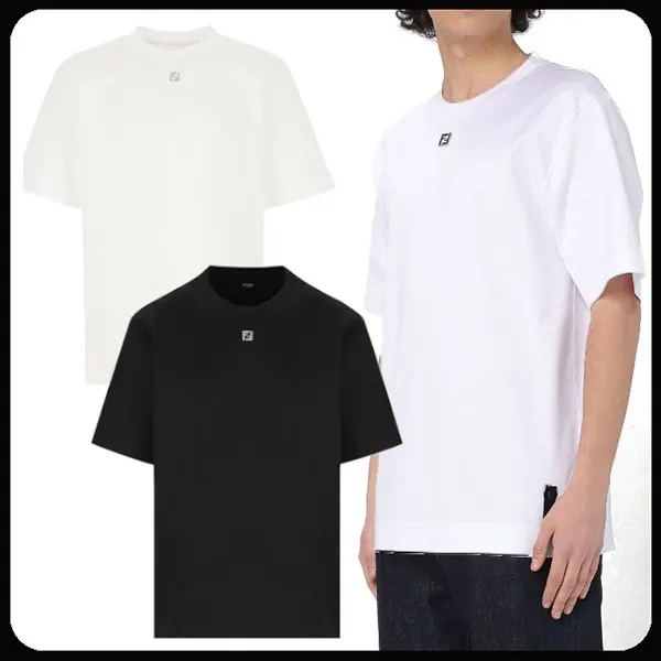 フェンディ FFロゴ コットン Tシャツ スーパーコピー FY0936ARYYF0QA0