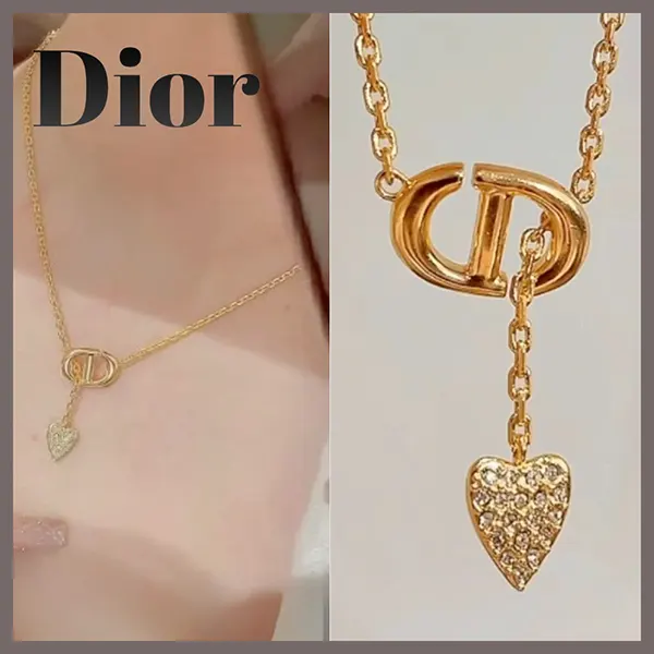 ディオール  CD Navy ネックレス クリスタル N3118WOMCY_D12P