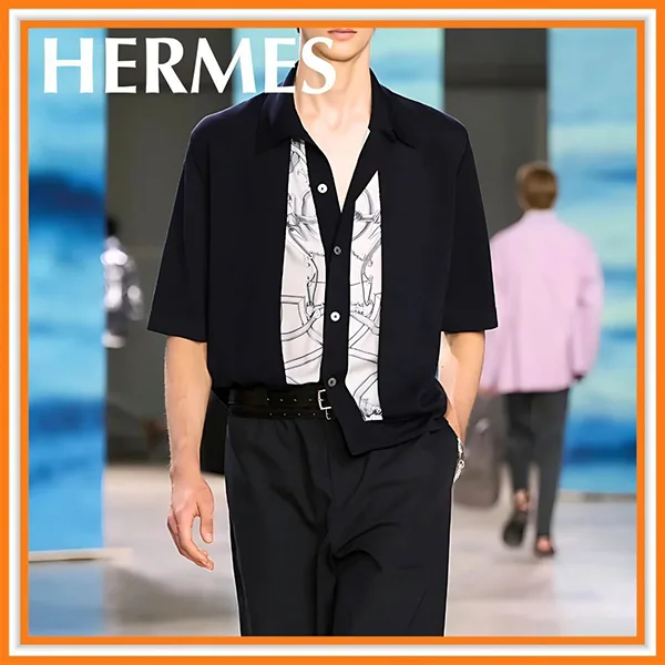 【新デザイン】エルメス 半袖シャツ パチモン「ダブルフロント」H557175HA01LA