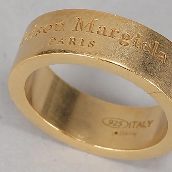 MM6 メゾンマルジェラ n級品 ロゴ リング シルバー925☆超人気☆2色 mks1313125