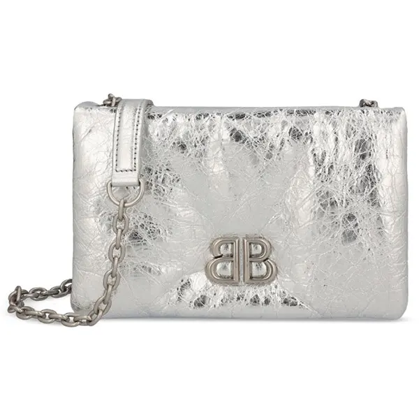 バレンシアガ 偽物♪ MONACO ナノ バッグ メタライズド 8105622AAY