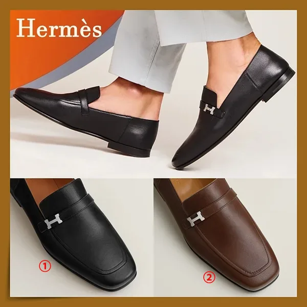 【セレブ多数愛用】紳士的でエレガント【エルメス】Mocassini Giovanni ローファー 偽物 H231992ZA