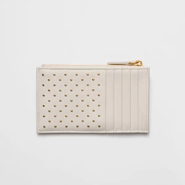 (セールで破格)プラダ スタッズドレザー カードケース 人気 1MC086