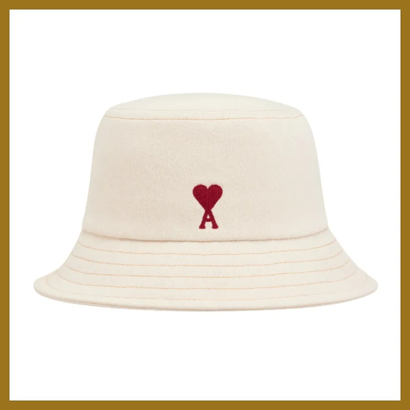アミ パリス n級品 エンブロイダリー バケットハット ロゴ 洗練 ami0620
