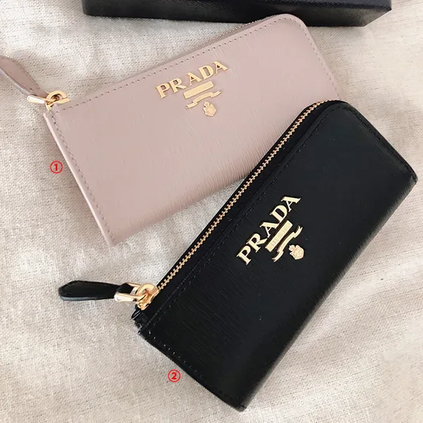 プラダ キーケース 偽物★L字ファスナー 1PP026_2B6P