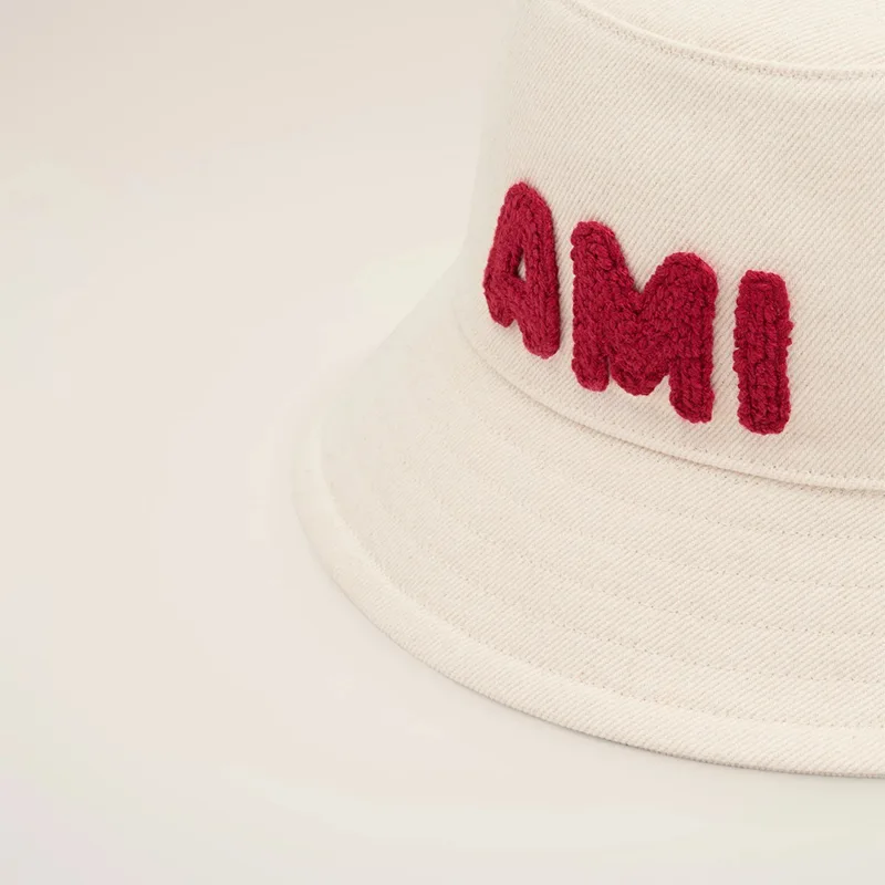 N級品アミ パリス パロディ ベージュボブパッチ バケットハット ami0601