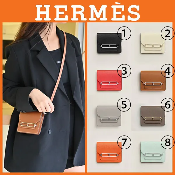 コンパクトでオシャレ♪【エルメス】ルーリス スリム ウォレット 偽物 H082213CP18