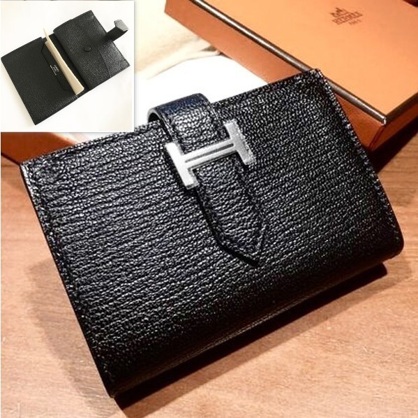 2020【エルメススーパーコピーBearn"Porte-cartes et monnaie"】Pour HOMME/NOIR  1106b213