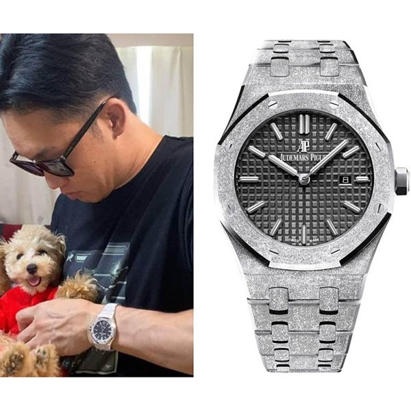 朝倉未来さん オーデマ・ピゲ ロイヤルオーク フロステッドゴールド クォーツ 67653BC