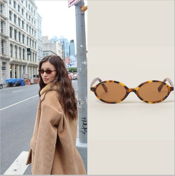 【せいら 愛用】ミュウミュウ 偽物 リガード サングラス SMU04Z_E19P_F02Z1_C_A050