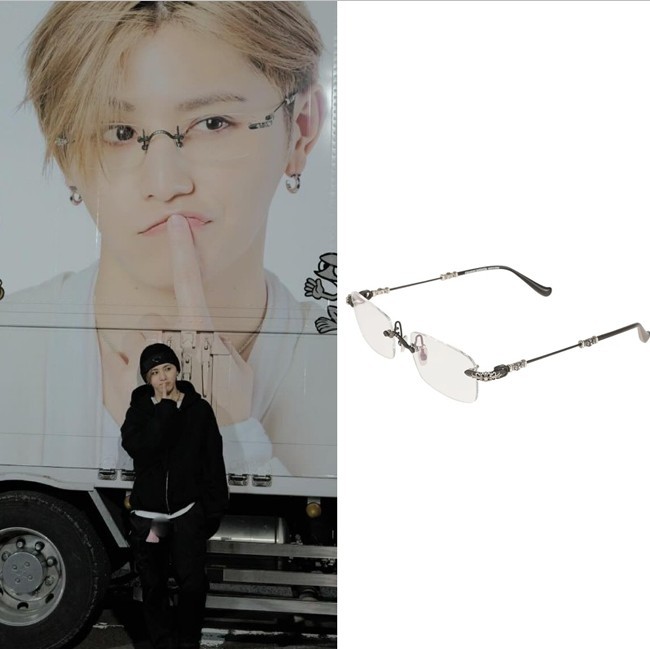 【山田涼介 愛用】クロムハーツ メガネ 偽物 無修正CH◆PILLS III　アイウェア