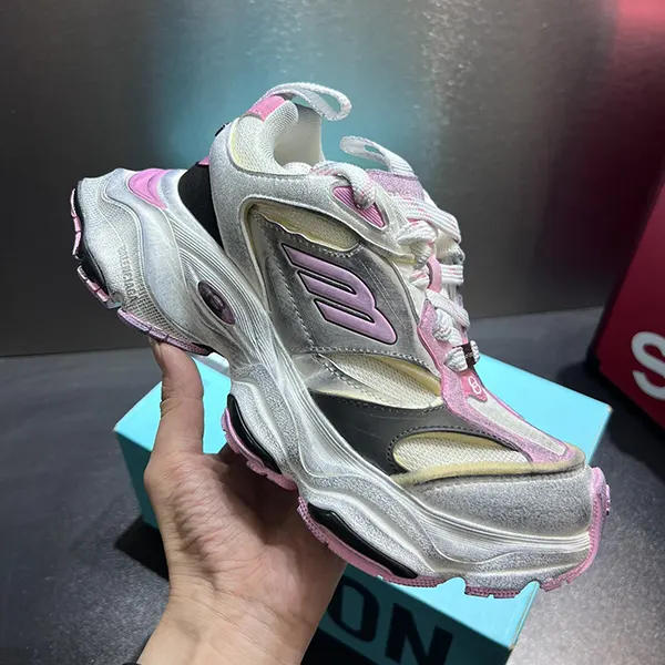 バレンシアガ CARGO スニーカー コピー メッシュ マイクロファイバー w25061802