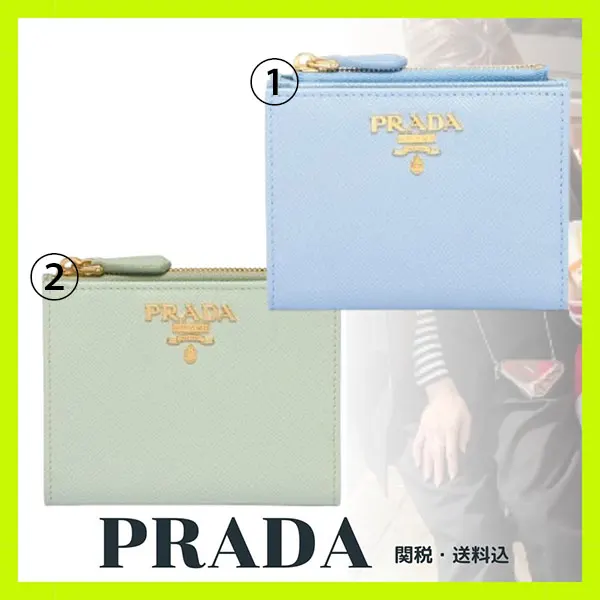 大人気!!新色!!日本未入荷☆【プラダ】二つ折り財布 コピー 1ML050ZLP_F02T0