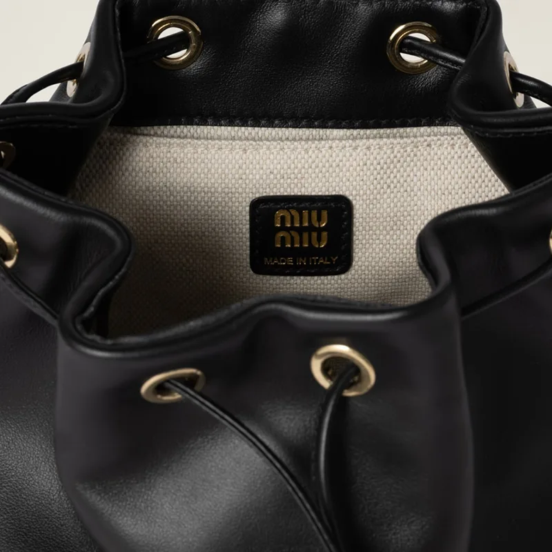 数量限定版ミュウミュウ パロディ レザー バックパック 2色 miu0610