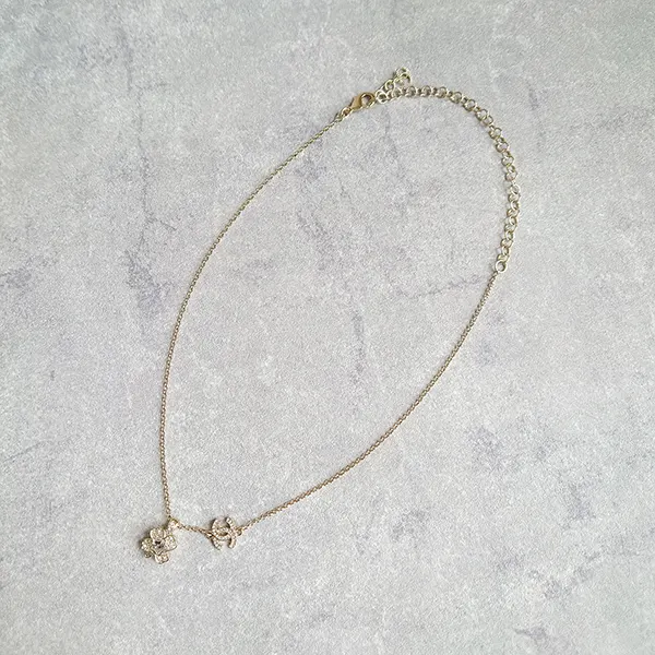 シャネル ビジュークローバーCCロゴロングネックレス ABF223 B19948