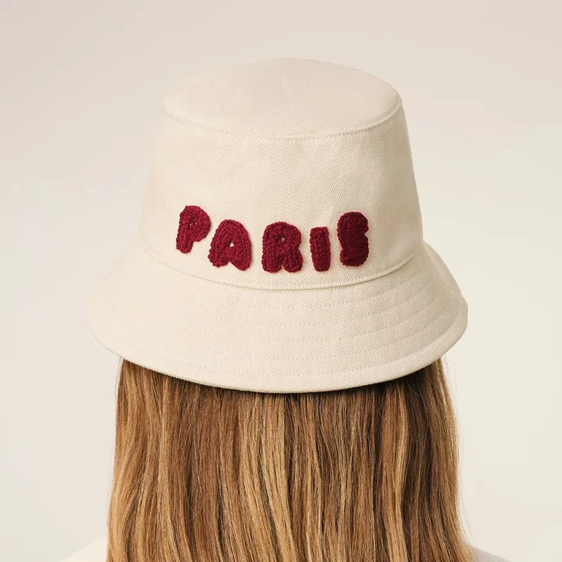 N級品アミ パリス パロディ ベージュボブパッチ バケットハット ami0601