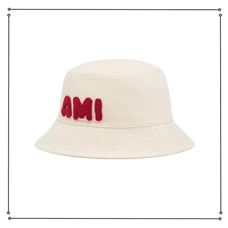 N級品アミ パリス パロディ ベージュボブパッチ バケットハット ami0601