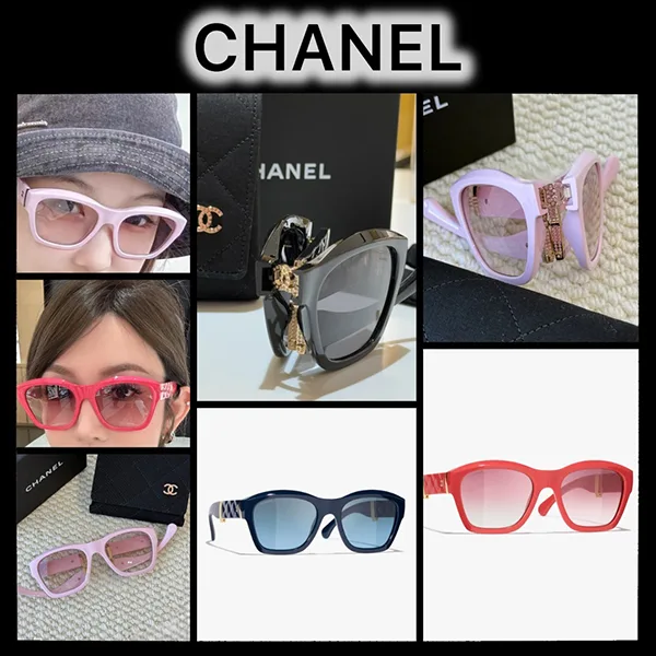 コンパクトに折り畳める★シャネル スクエアサングラス 偽物 cc250710