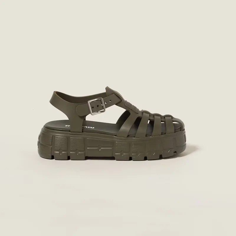 新作限定♪ミュウミュウ EVA プラットフォーム ケージサンダル n級品 3色 5X140E_3LKK_F0002F050